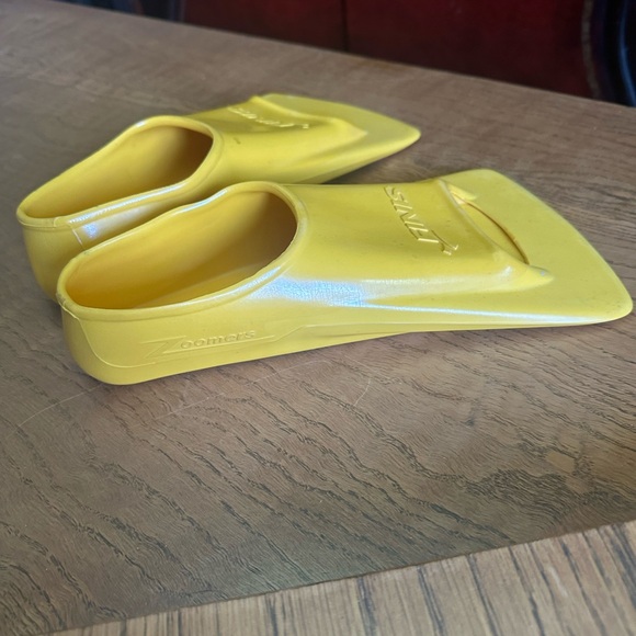 Yellow training swim fins - Picture 4 of 5